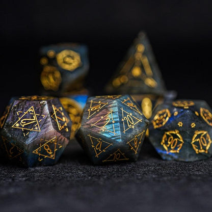 Kit de Dados RPG de Resina Premium - NERD BEM TRAJADO