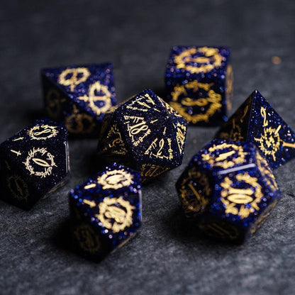 Kit de Dados RPG de Resina Premium - NERD BEM TRAJADO