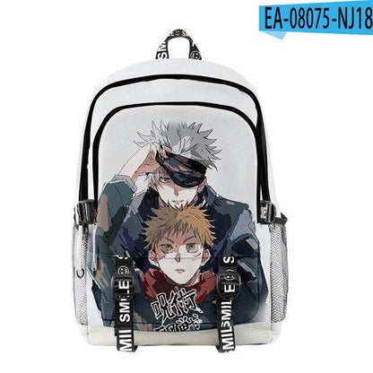 Manga Collage Backpack for Girls Boys Travel Rucksack Satoru Gojo Jujutsu Kaisen Itadori Megumi Anime Backpacks for Teenage - NERD BEM TRAJADO