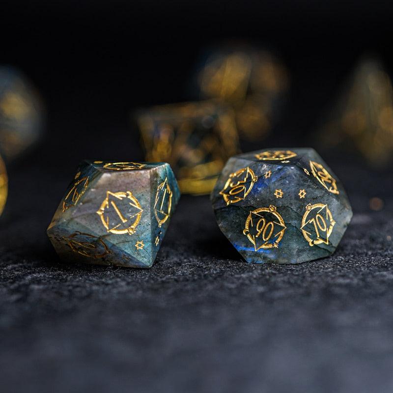 Kit de Dados RPG de Resina Premium - NERD BEM TRAJADO