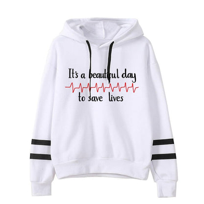 Unisex Greys Anatomy Sweatshirt Women You&#39;re My Person Hoodies Korean Style Harajuku Hooded Ulzzang Aesthetic Anime Hoody Female - NERD BEM TRAJADO