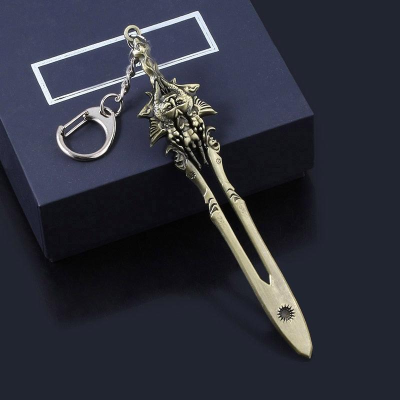 New God of War 4 Kratos Sword Keychain Pendant Keyring Jewelry Men And Women Car key chain Accessories - NERD BEM TRAJADO