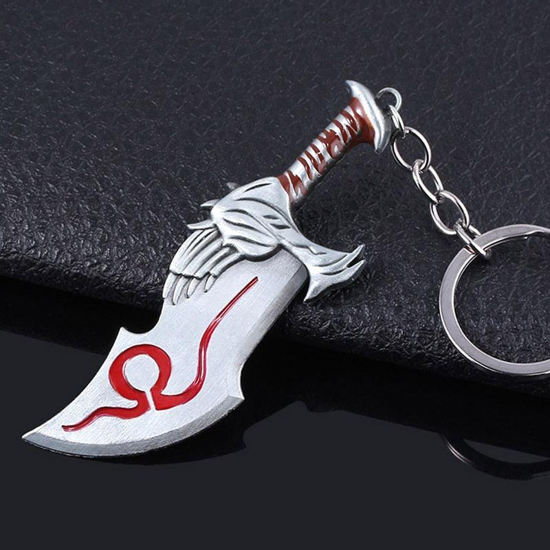 New God of War 4 Kratos Sword Keychain Pendant Keyring Jewelry Men And Women Car key chain Accessories - NERD BEM TRAJADO