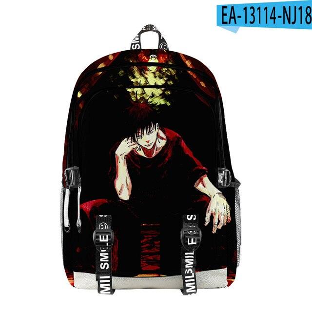 Manga Collage Backpack for Girls Boys Travel Rucksack Satoru Gojo Jujutsu Kaisen Itadori Megumi Anime Backpacks for Teenage - NERD BEM TRAJADO