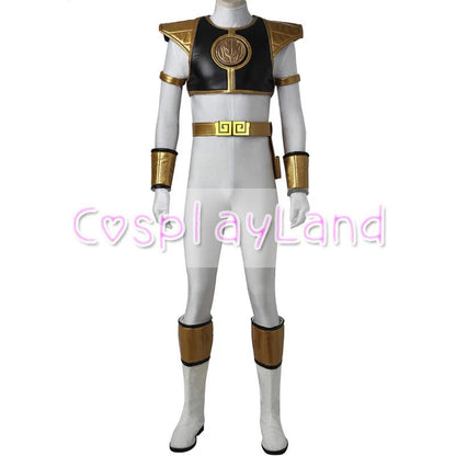 Fantasia para Cosplay Power Ranger Branco