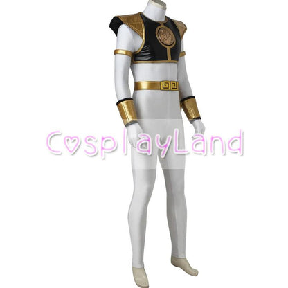 Fantasia para Cosplay Power Ranger Branco