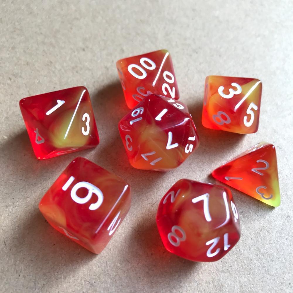 Kit de Dados RPG de Resina - NERD BEM TRAJADO