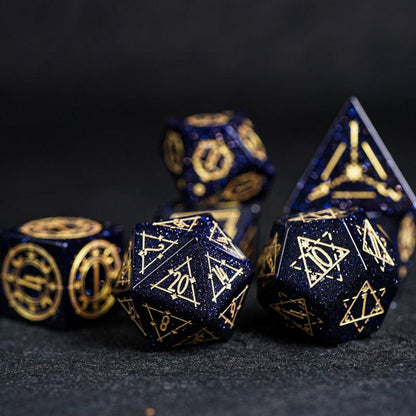 Kit de Dados RPG de Resina Premium - NERD BEM TRAJADO