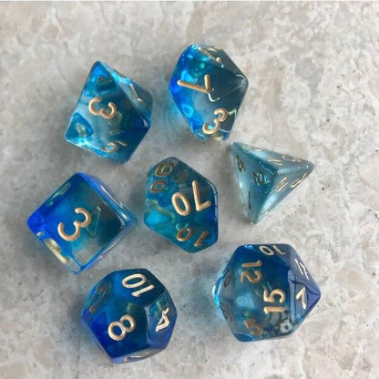 Kit de Dados RPG de Resina - NERD BEM TRAJADO