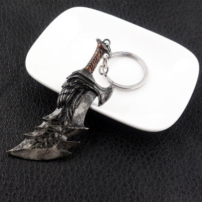 New God of War 4 Kratos Sword Keychain Pendant Keyring Jewelry Men And Women Car key chain Accessories - NERD BEM TRAJADO