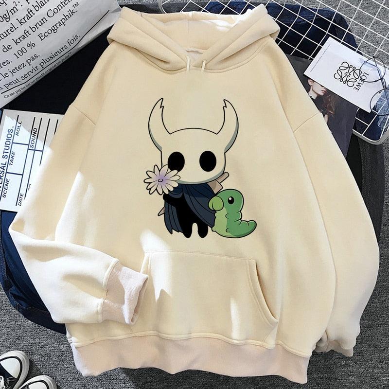 Hollow Knight hoodies men Korea Ulzzang grunge y2k aesthetic male pullover hoddies graphic streetwear - NERD BEM TRAJADO