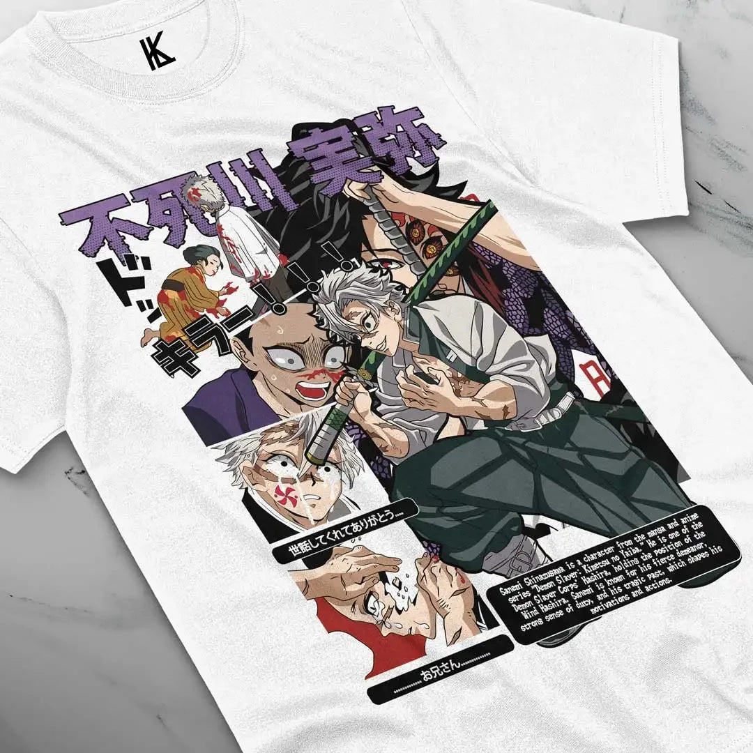 Camiseta Sanemi Shinazugawa - Demon Slayer