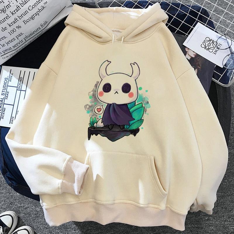 Hollow Knight hoodies men Korea Ulzzang grunge y2k aesthetic male pullover hoddies graphic streetwear - NERD BEM TRAJADO