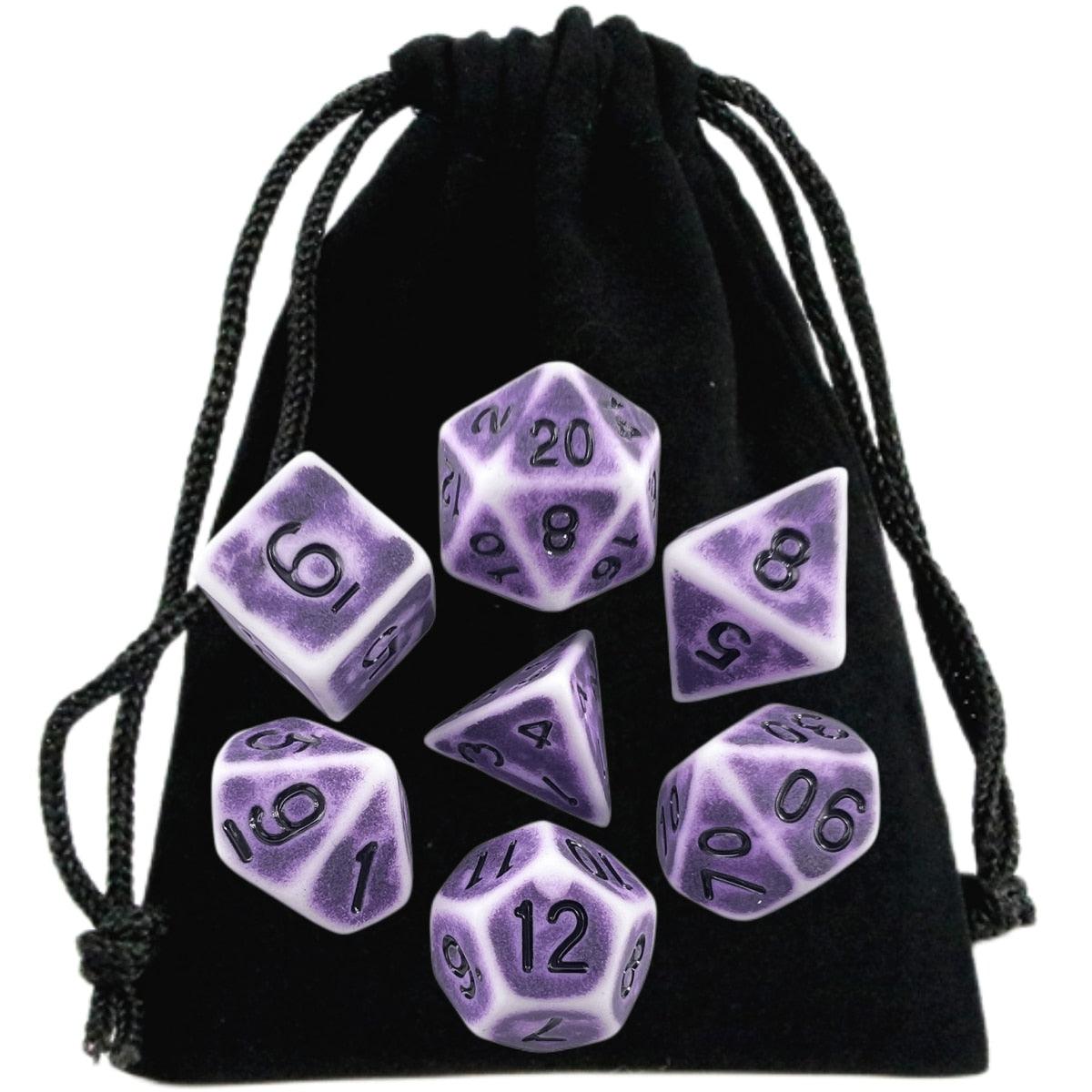 Kit de Dados RPG de Resina - NERD BEM TRAJADO