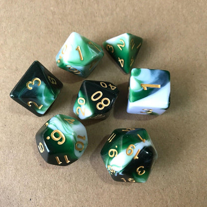 Kit de Dados RPG de Resina - NERD BEM TRAJADO