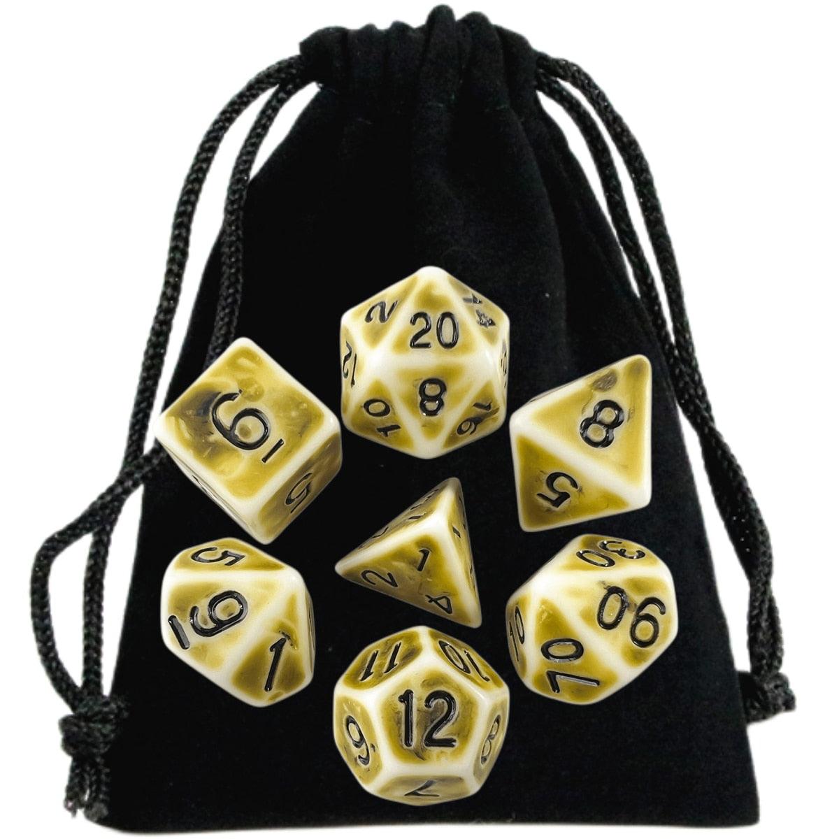 Kit de Dados RPG de Resina - NERD BEM TRAJADO