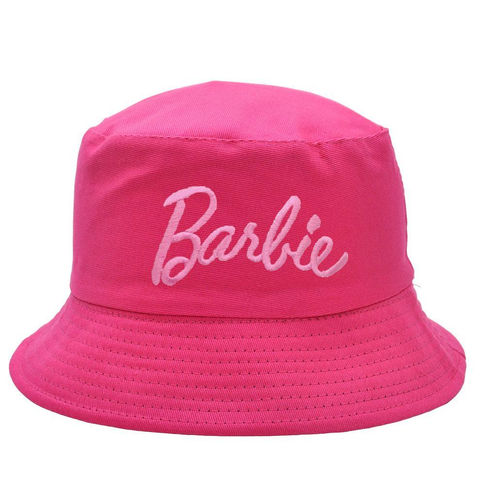 Fashion Barbie Fisherman Hat Kawaii Girls Embroidery Letter Women Outdoor Sunscreen Cap Summer Casual Beach Sunshade Caps Gifts - NERD BEM TRAJADO