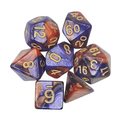 Kit de Dados RPG de Resina - NERD BEM TRAJADO