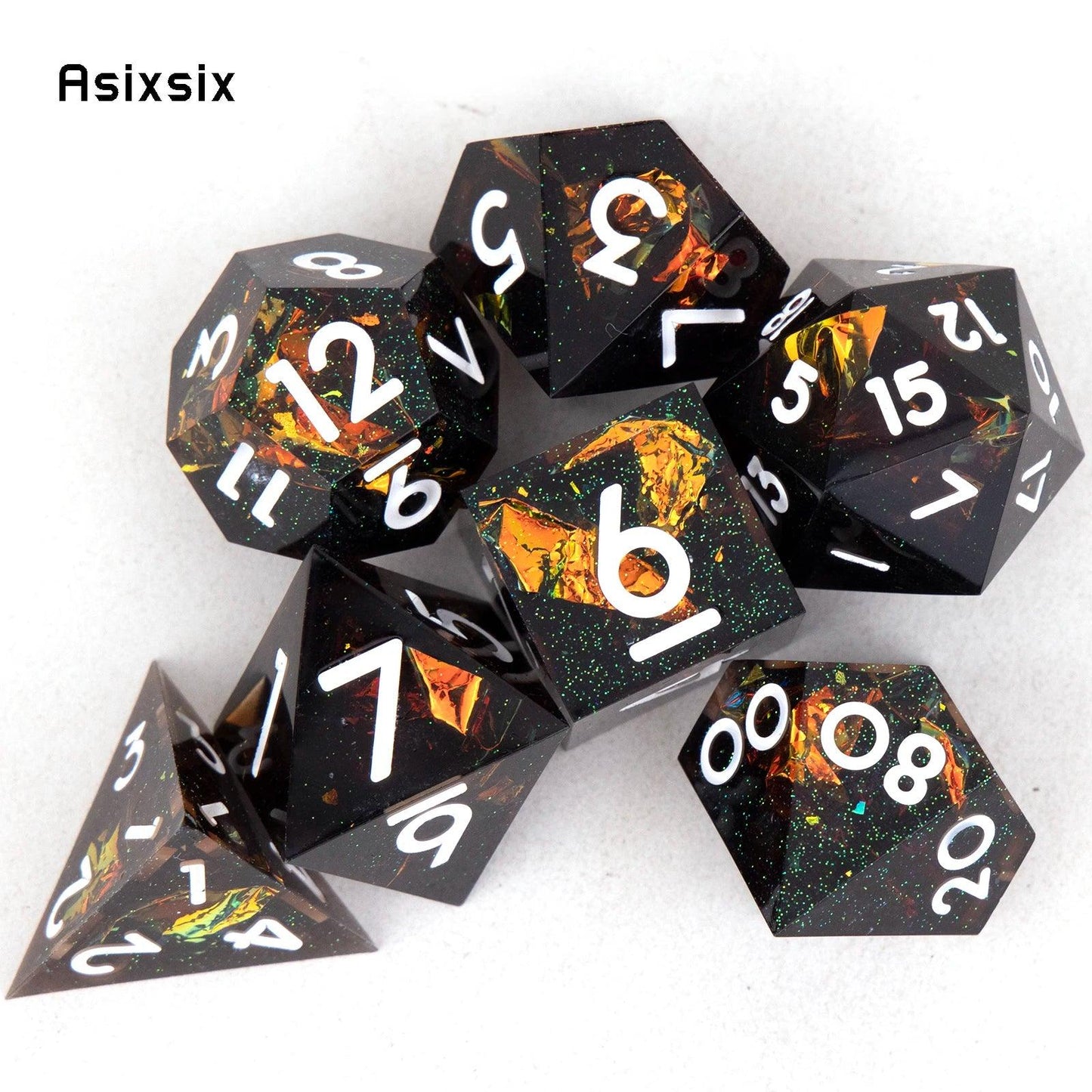 Kit de Dados RPG de Resina