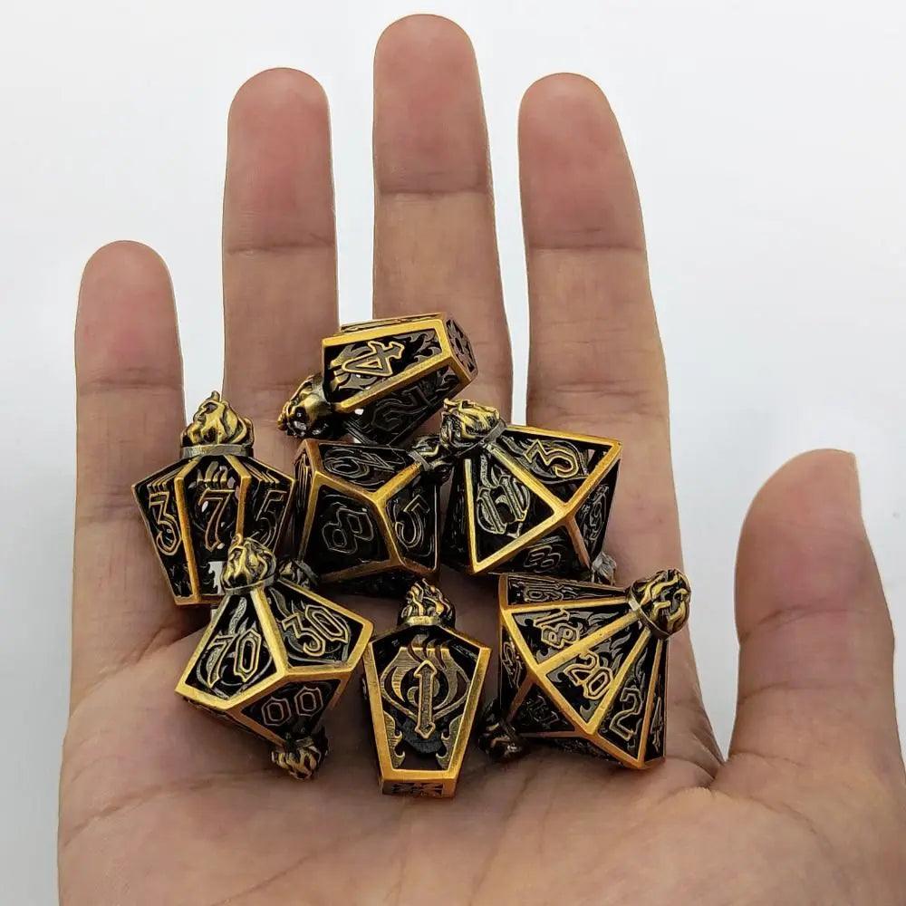 Kit de Dados RPG de Metal