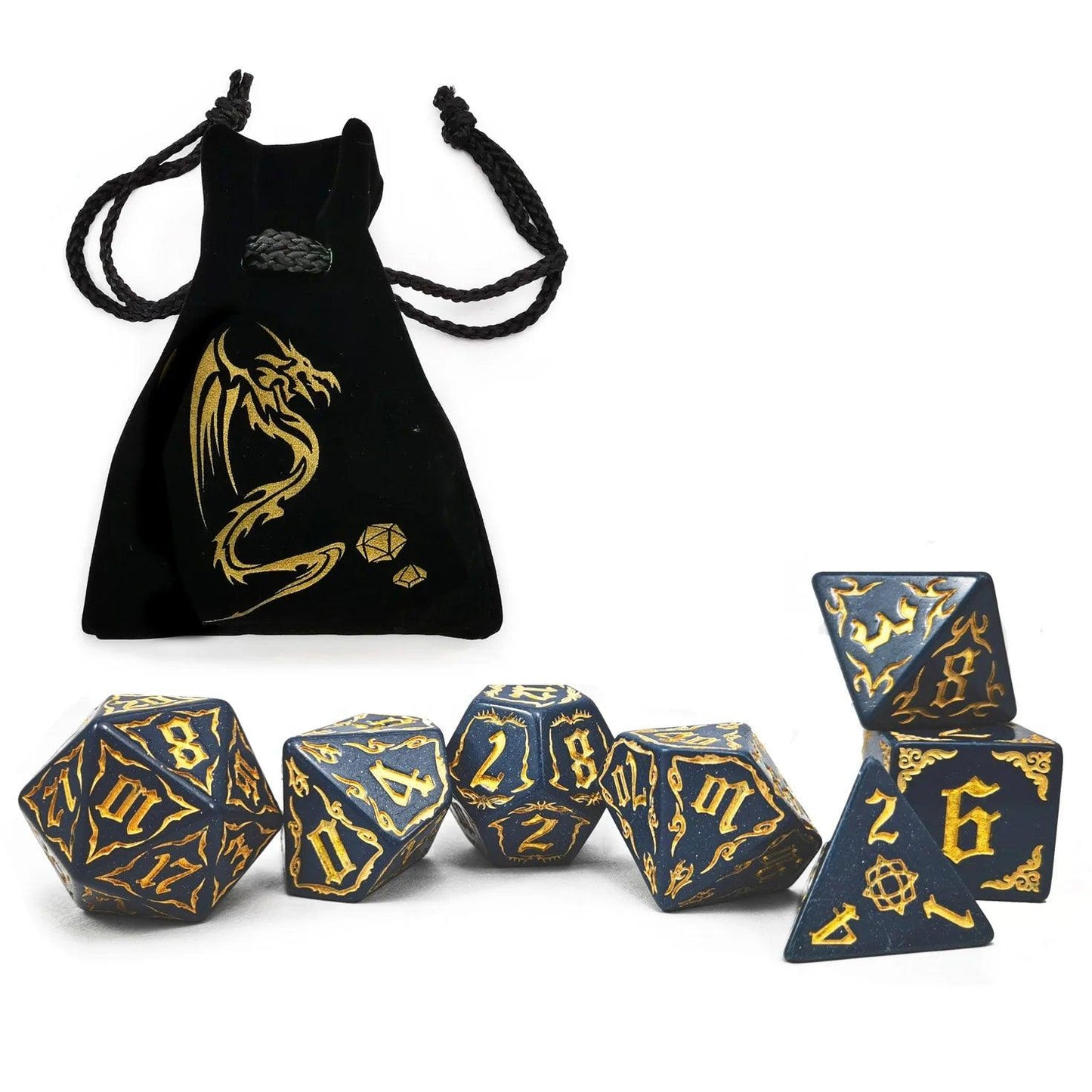 Kit de Dados RPG de Resina