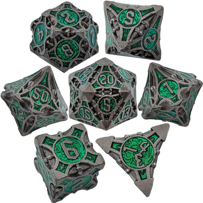 Kit de Dados RPG de Metal - NERD BEM TRAJADO