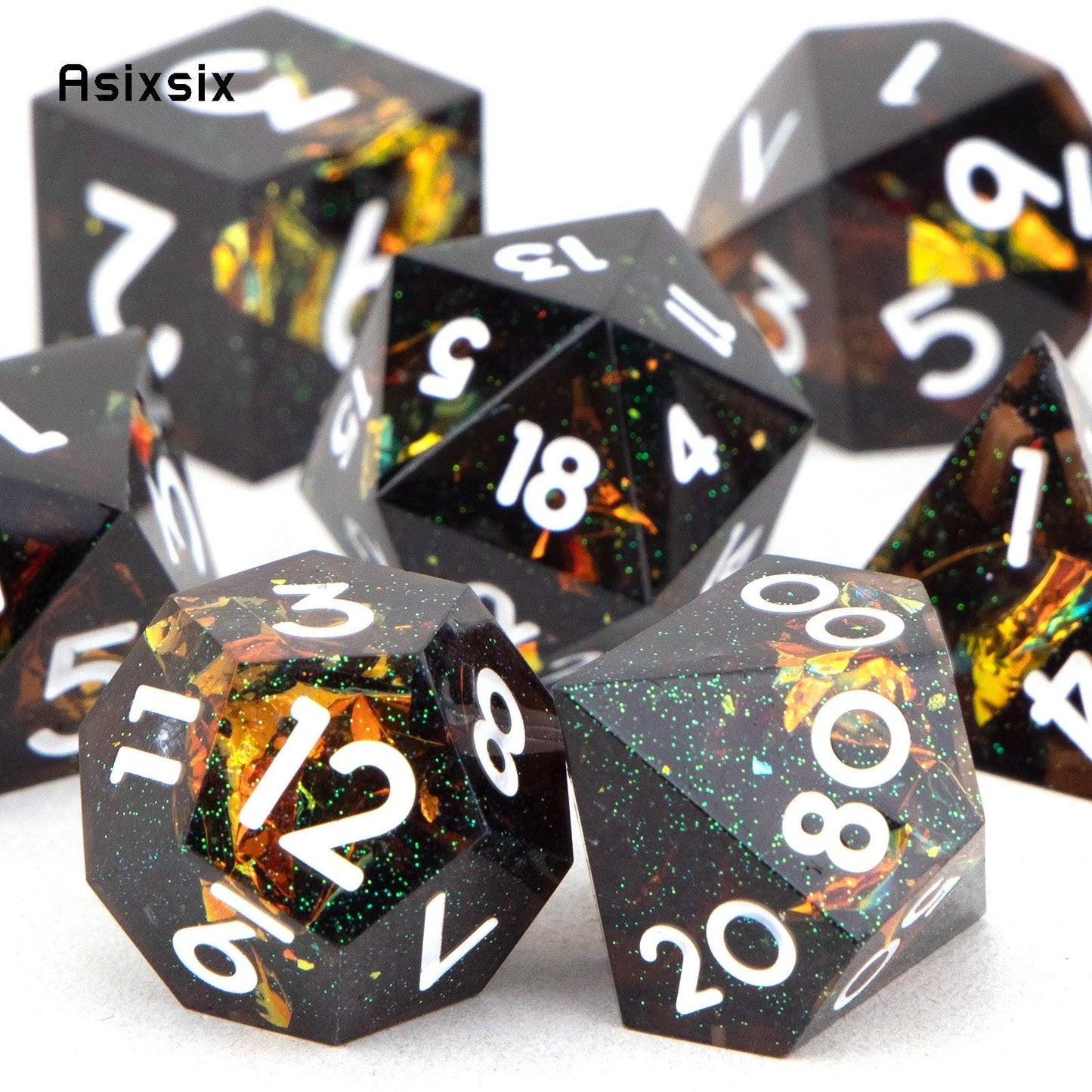 Kit de Dados RPG de Resina