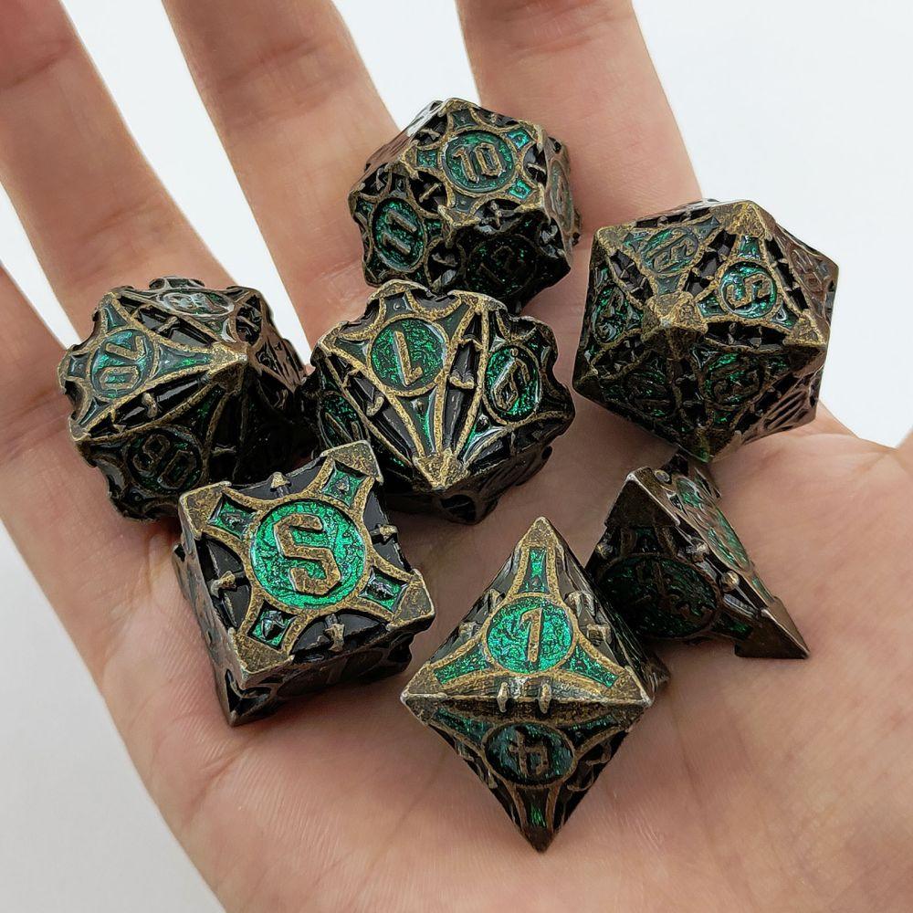 Kit de Dados RPG de Metal - NERD BEM TRAJADO