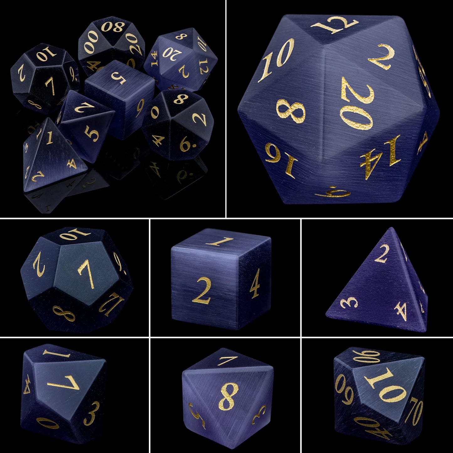 Kit de Dados RPG de Resina