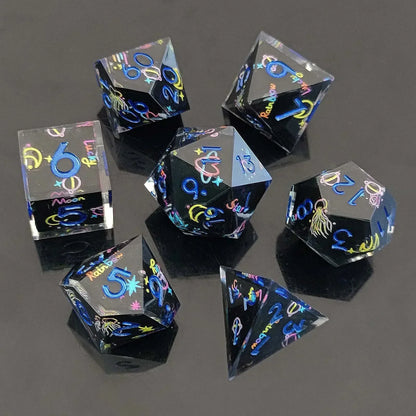 Kit de Dados RPG de Resina