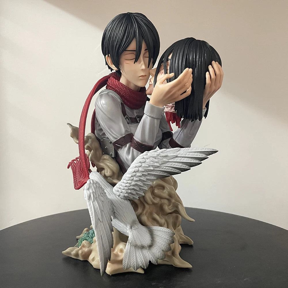 Action Figure Eren e Mikasa - Attack on Titan