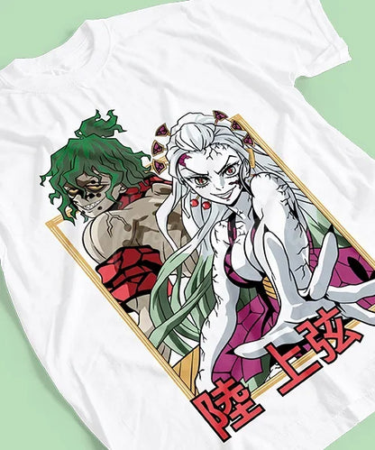 Camiseta Daki e Gyutaro - Demon Slayer