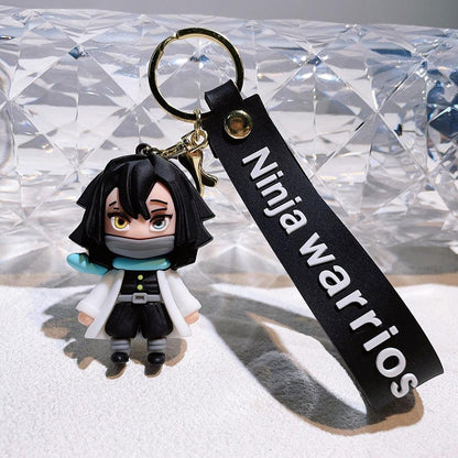 Anime Jewelry Demon Slayer Kimetsu no Yaiba Keychain The Blade of The Ghost Characters Acrylic Pendant Key Chain Gift - NERD BEM TRAJADO