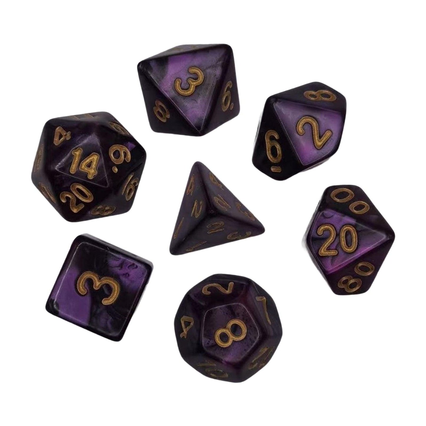 Kit de Dados RPG de Resina - NERD BEM TRAJADO