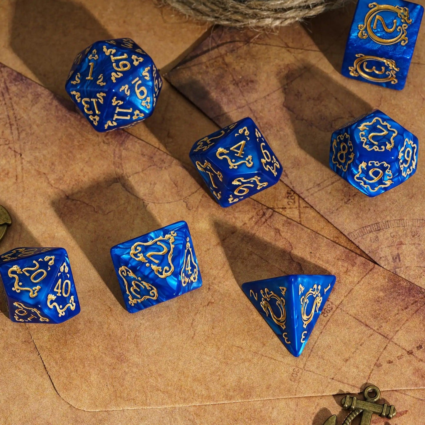 Kit de Dados RPG de Resina