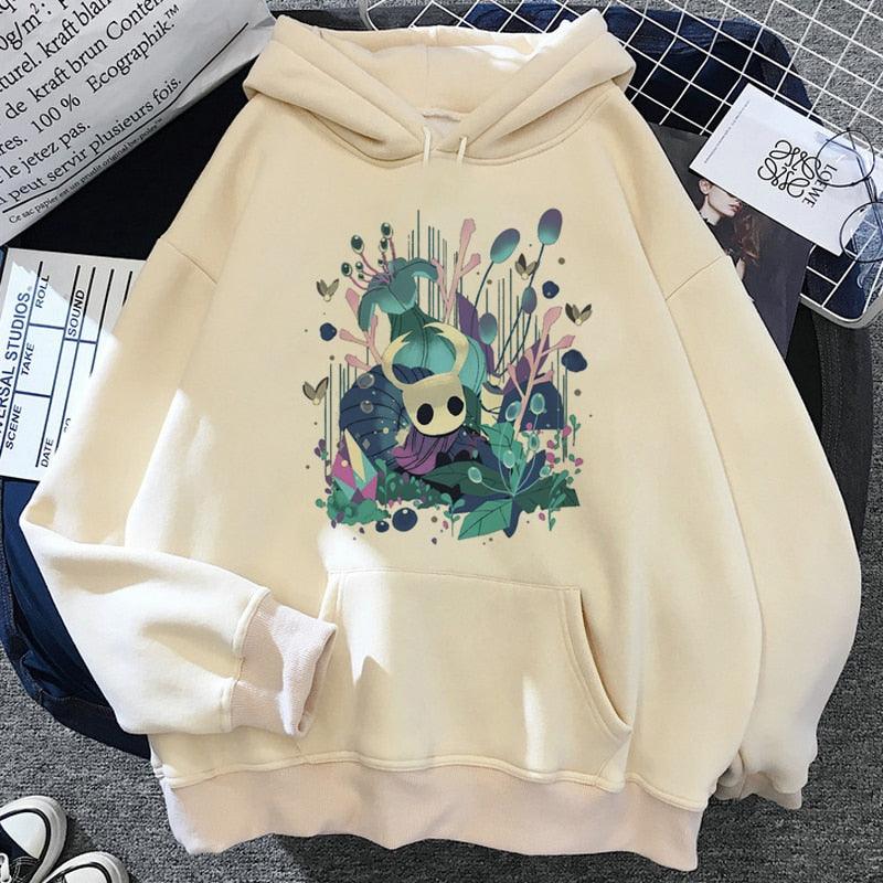 Hollow Knight hoodies men Korea Ulzzang grunge y2k aesthetic male pullover hoddies graphic streetwear - NERD BEM TRAJADO