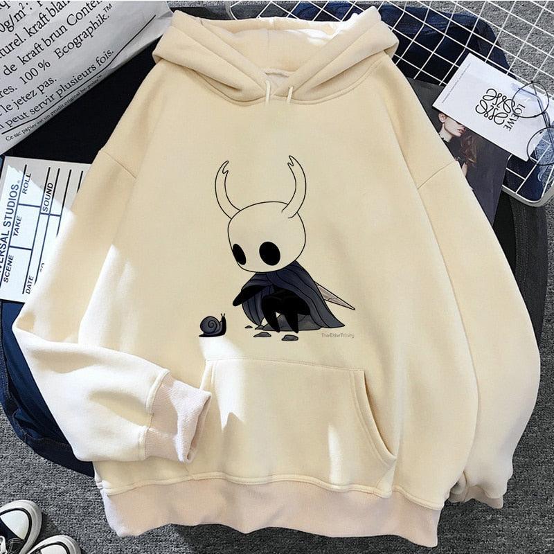 Hollow Knight hoodies men Korea Ulzzang grunge y2k aesthetic male pullover hoddies graphic streetwear - NERD BEM TRAJADO