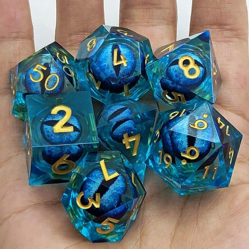 Kit de Dados RPG de Resina