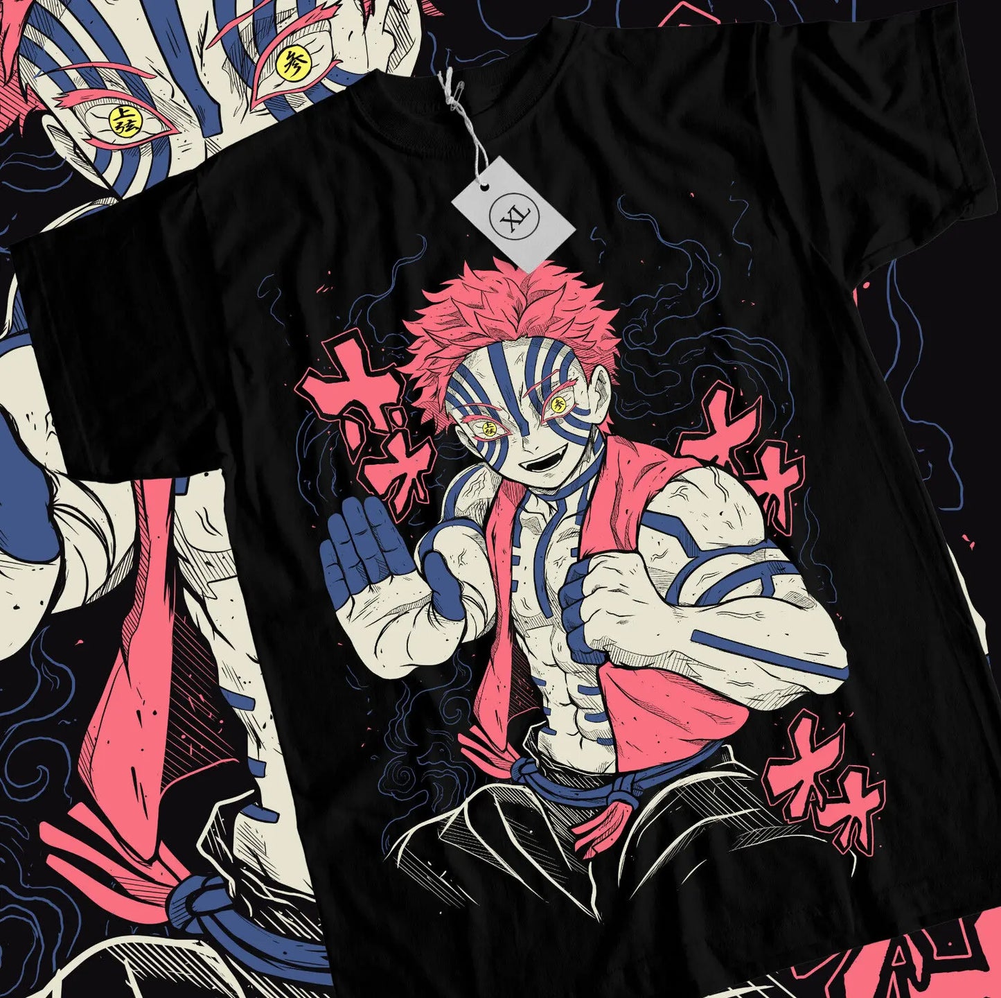 Camiseta Akaza - Demon Slayer