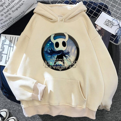 Hollow Knight hoodies men Korea Ulzzang grunge y2k aesthetic male pullover hoddies graphic streetwear - NERD BEM TRAJADO