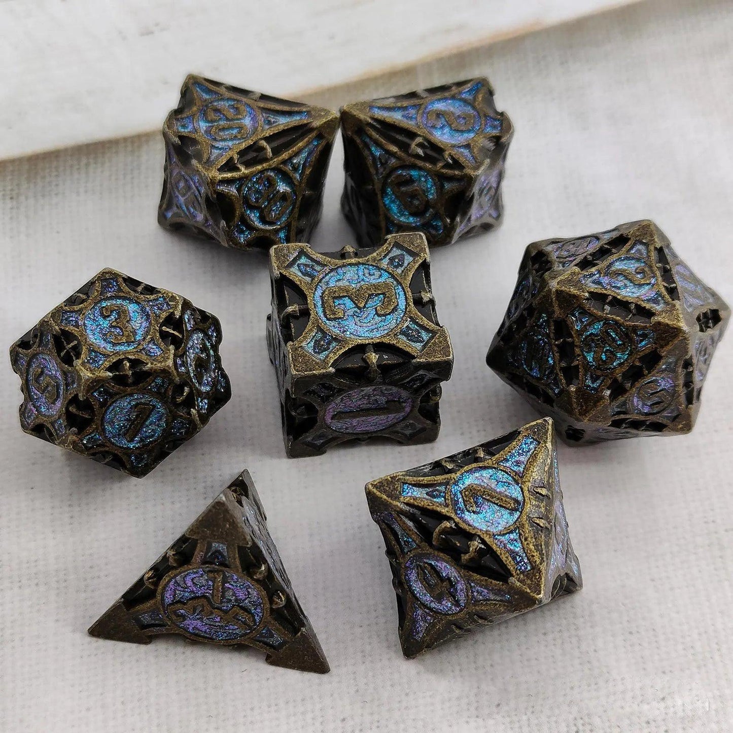 Kit de Dados RPG de Metal