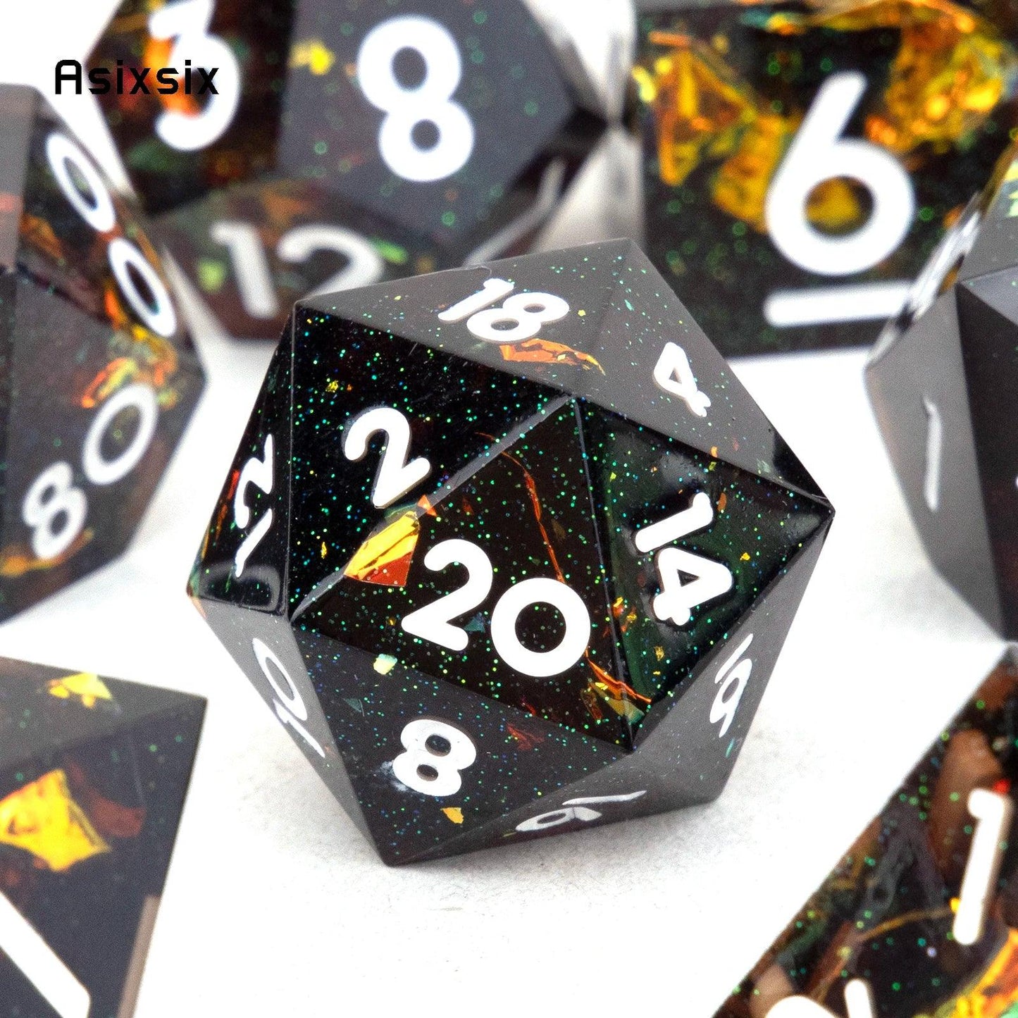 Kit de Dados RPG de Resina