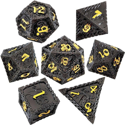 Kit de Dados RPG de Metal - NERD BEM TRAJADO