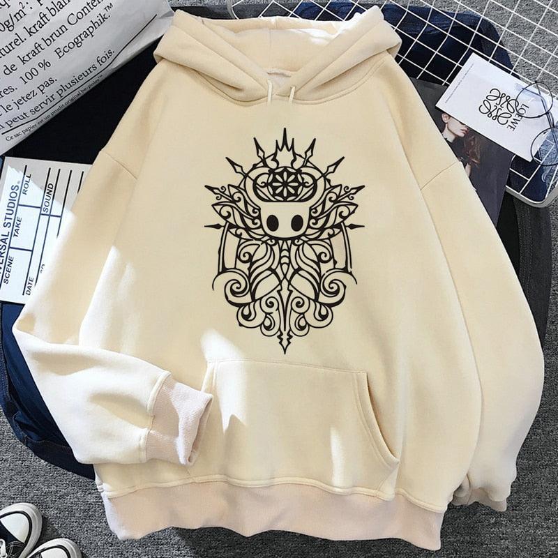 Hollow Knight hoodies men Korea Ulzzang grunge y2k aesthetic male pullover hoddies graphic streetwear - NERD BEM TRAJADO