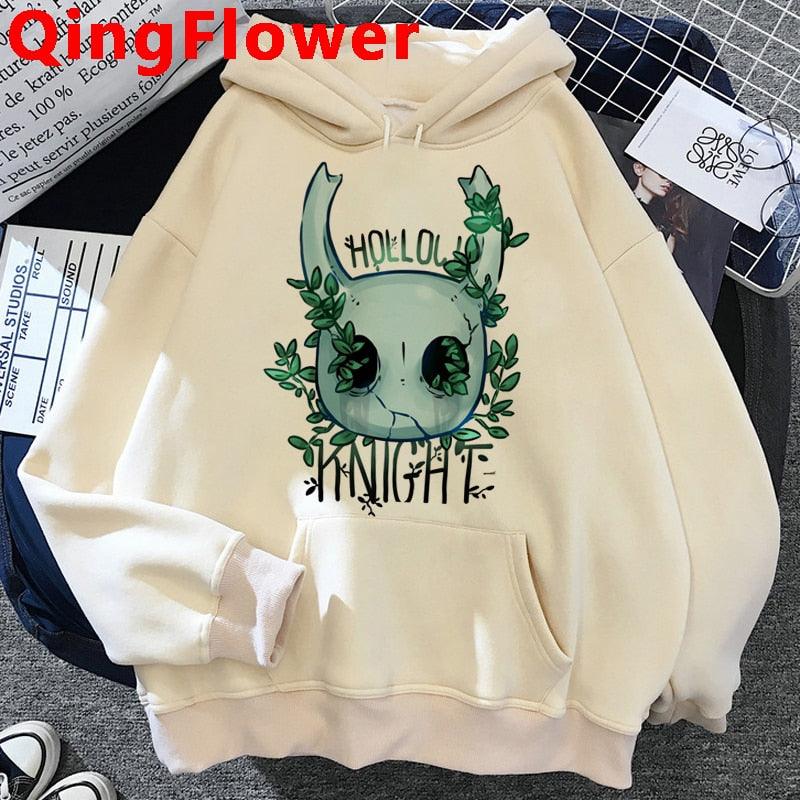 Hollow Knight hoodies men Korea Ulzzang grunge y2k aesthetic male pullover hoddies graphic streetwear - NERD BEM TRAJADO