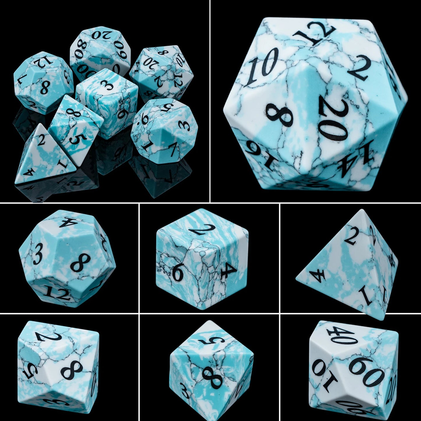 Kit de Dados RPG de Resina