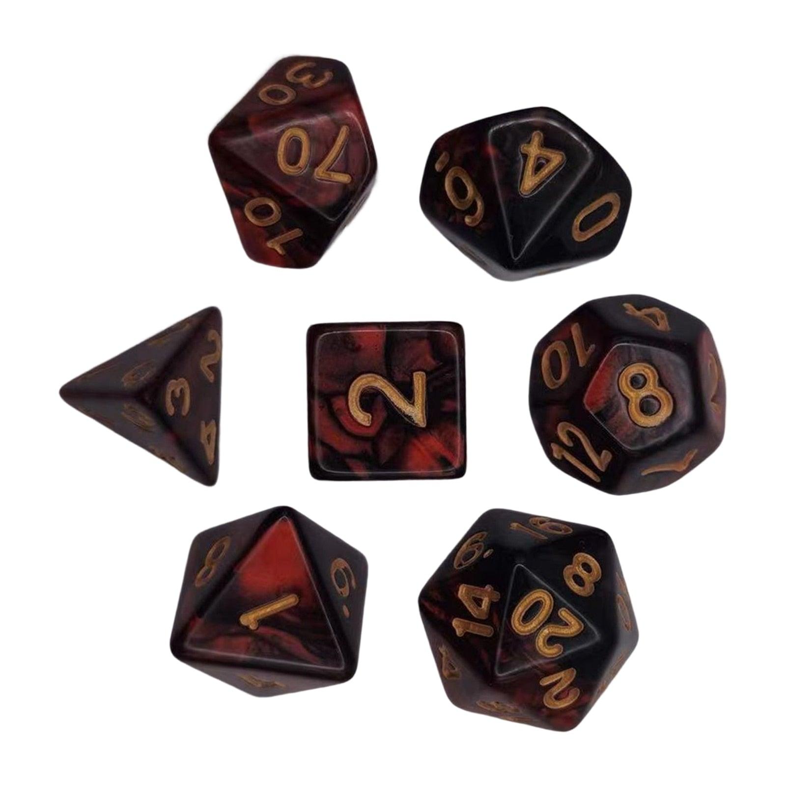 Kit de Dados RPG de Resina - NERD BEM TRAJADO