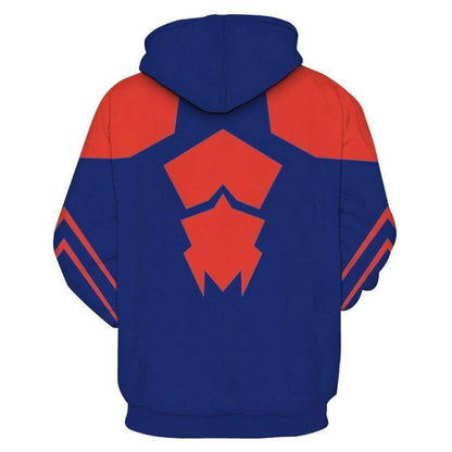 Marvel Spider Man 2099 Hoodies Miguel O'Hara Anime 3d Printing Cosplay Zipper Sweater Casual Outer Cartoon Men Clothing Sweater - NERD BEM TRAJADO