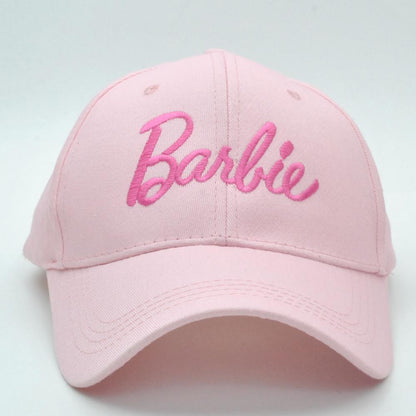 New Kawaii Barbie Baseball Cap Anime Fashion Cartoon Summer Autumn Girls Casual Letter Embroidery Printed Outdoor Sun Hat Gifts - NERD BEM TRAJADO