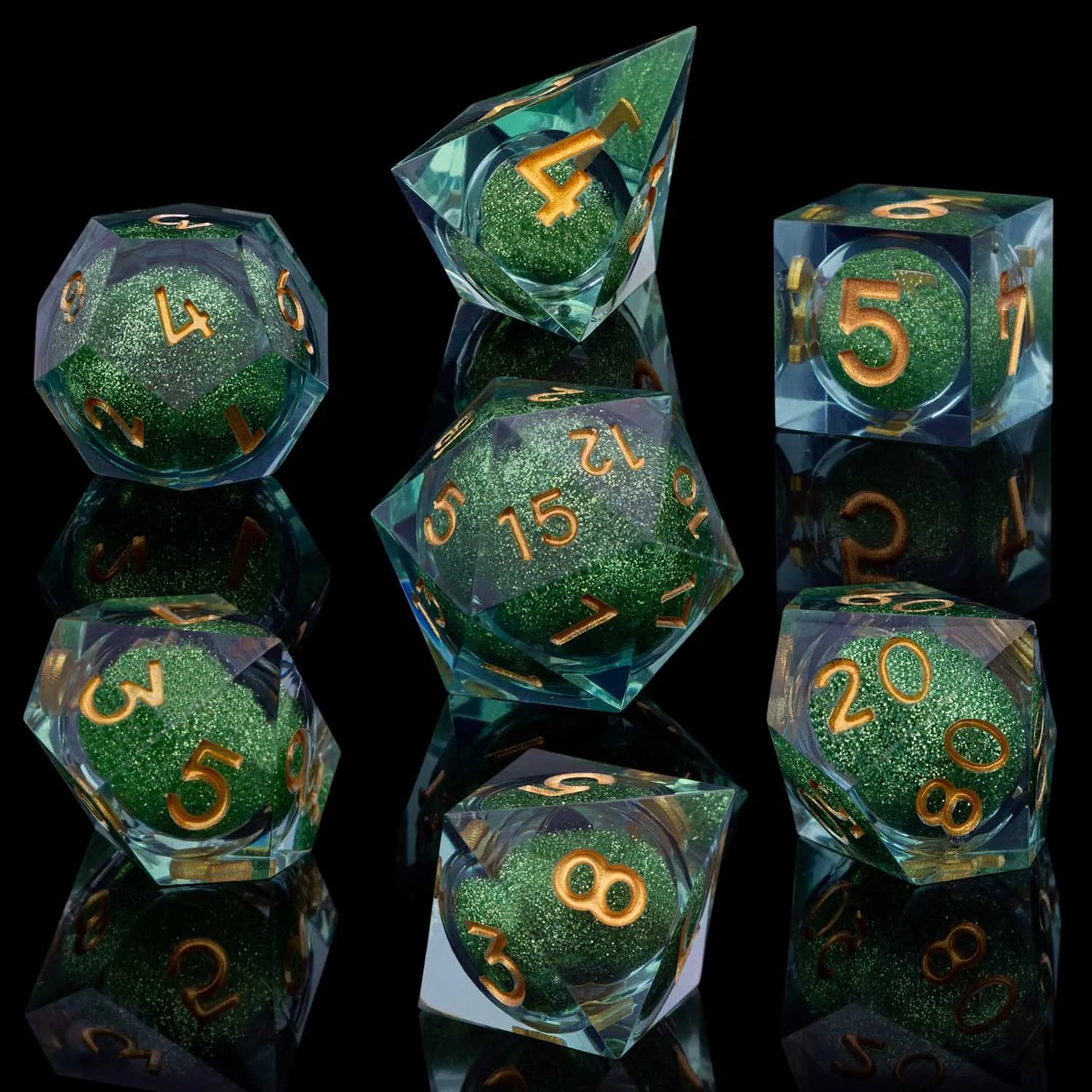 Kit de Dados RPG de Resina